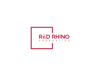 Red Rhino Properties logo design by mbah_ju