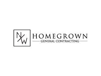 Homegrown NW General Contracting  logo design by jafar