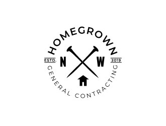 Homegrown NW General Contracting  logo design by sanworks
