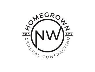 Homegrown NW General Contracting  logo design by sanworks