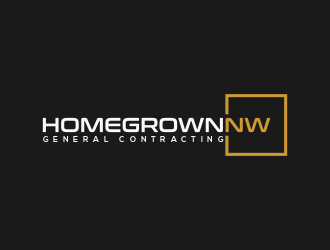 Homegrown NW General Contracting  logo design by berkahnenen