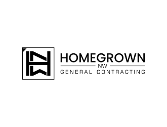 Homegrown NW General Contracting  logo design by yunda