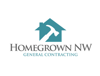 Homegrown NW General Contracting  logo design by kunejo