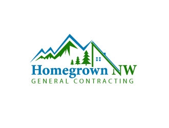 Homegrown NW General Contracting  logo design by Webphixo