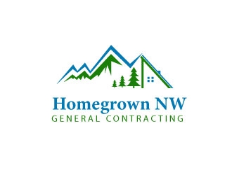Homegrown NW General Contracting  logo design by Webphixo