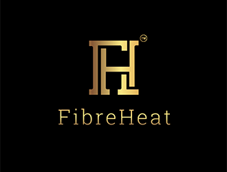 FibreHeat logo design by enzidesign