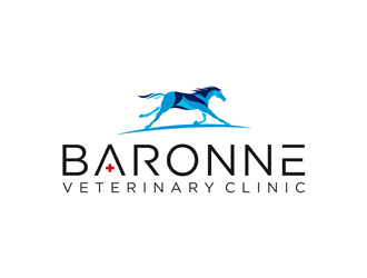 Baronne Veterinary Clinic logo design by alby