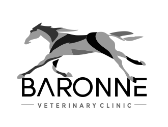 Baronne Veterinary Clinic logo design by aldesign
