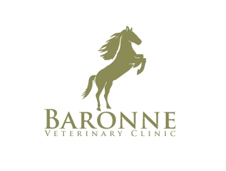 Baronne Veterinary Clinic logo design by AamirKhan