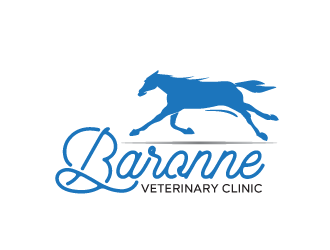 Baronne Veterinary Clinic logo design by tec343