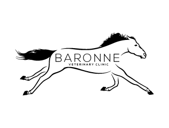 Baronne Veterinary Clinic logo design by sanu