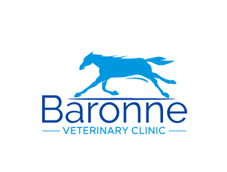 Baronne Veterinary Clinic logo design by tec343