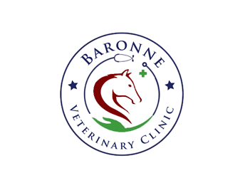 Baronne Veterinary Clinic logo design by nikkl