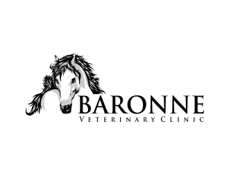 Baronne Veterinary Clinic logo design by AisRafa