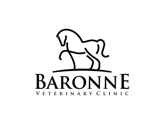 Baronne Veterinary Clinic logo design by AisRafa