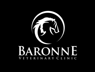 Baronne Veterinary Clinic logo design by AisRafa