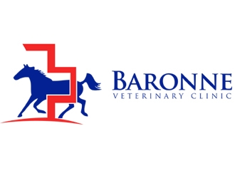 Baronne Veterinary Clinic logo design by nikkl
