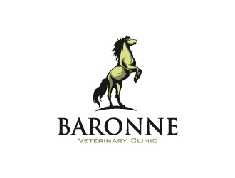 Baronne Veterinary Clinic logo design by AamirKhan