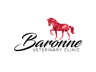 Baronne Veterinary Clinic logo design by czars