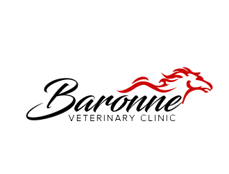 Baronne Veterinary Clinic logo design by czars