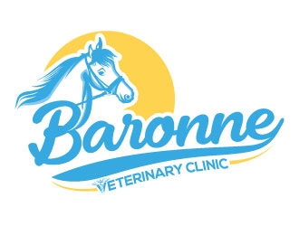 Baronne Veterinary Clinic logo design by Suvendu
