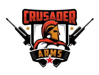 Crusader Arms logo design by Conception