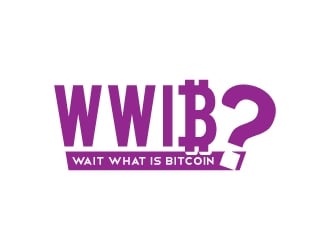 Wait What is Bitcoin logo design by Norsh