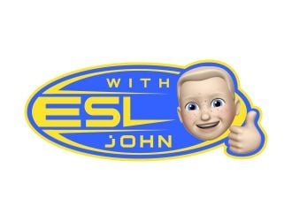 ESL With John logo design by sulaiman