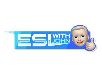 ESL With John logo design by sulaiman