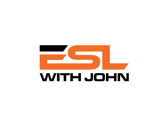 ESL With John logo design by Nurmalia