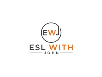 ESL With John logo design by bricton