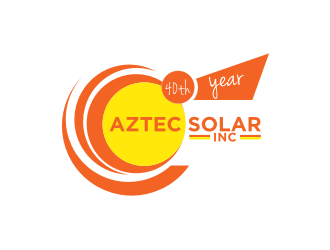 Aztec Solar Inc logo design by logitec