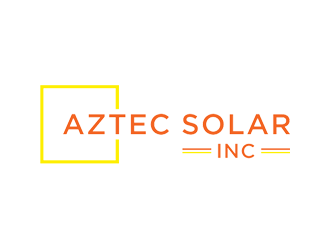 Aztec Solar Inc logo design by jancok
