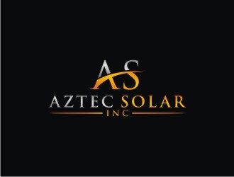 Aztec Solar Inc logo design by bricton