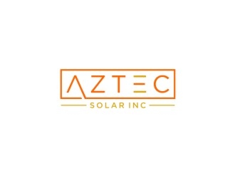 Aztec Solar Inc logo design by bricton