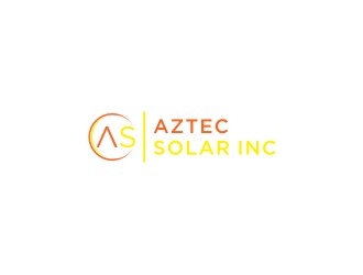 Aztec Solar Inc logo design by bricton