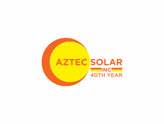 Aztec Solar Inc logo design by luckyprasetyo
