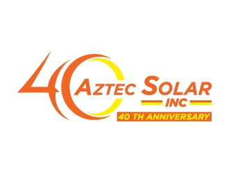 Aztec Solar Inc logo design by twomindz