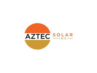 Aztec Solar Inc logo design by clayjensen