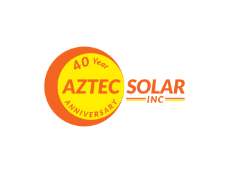 Aztec Solar Inc logo design by goblin