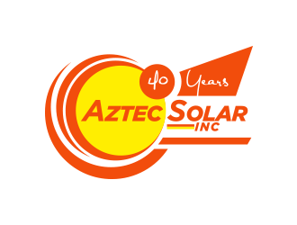 Aztec Solar Inc logo design by Inlogoz