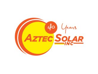 Aztec Solar Inc logo design by Inlogoz