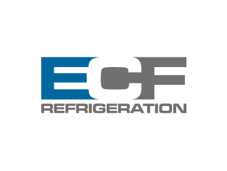 ECF REFRIGERATION logo design by rief