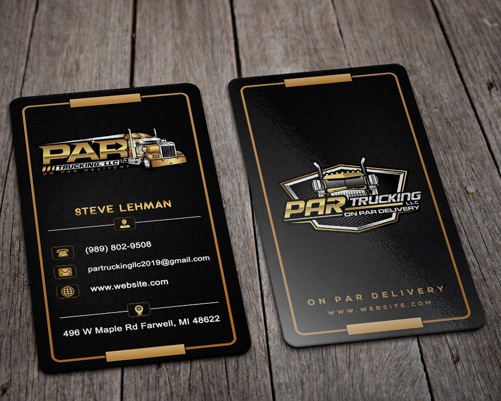 PAR Trucking, LLC logo design by MastersDesigns