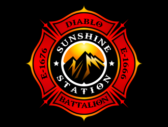 CAL FIRE Sunshine Station logo design by yunda