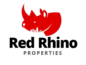 Red Rhino Properties logo design by pollo