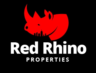 Red Rhino Properties logo design by pollo