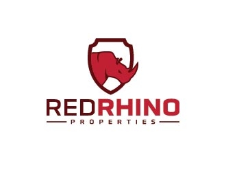 Red Rhino Properties logo design by GreenLamp