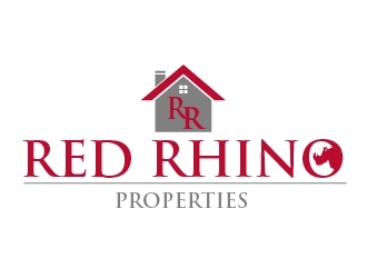 Red Rhino Properties logo design by Mirza