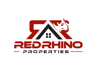 Red Rhino Properties logo design by art-design